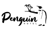 Penguin Penguin travel brand logo — tourism industry marketing client of Figment