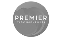 Premier Premier travel and tourism brand logo — hospitality marketing client